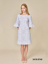 BIGIO PLEATED BELL SLV DRESS